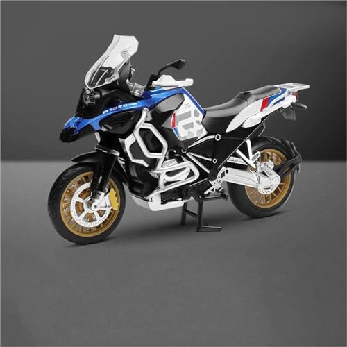 SOUTES Motorradmodell 1:12 Motorrad Simulation Geschenk Sammlung Wert Display Für BMW R1250GS R 1250GS R1250 GS R 1250 GS(Blu) von SOUTES