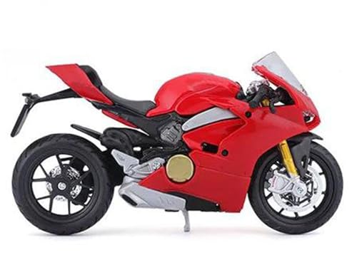 SOUTES Motorradmodell 1:18 Aluminiumlegierung Für Ducati Panigale V4 Motorradmodell, Spielzeug, Rollermodell, Geschenk, Tortendekoration von SOUTES