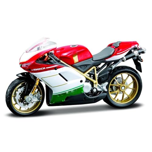 SOUTES Motorradmodell 1:18 Für Ducati 1098S Desktop-Dekoration Motorrad-Spielzeug, Miniaturauto Motorrad-Modellsammlung von SOUTES