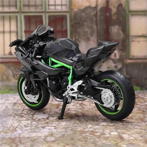 SOUTES Motorradmodell 1:18 Für Kawasaki Für Ninja H2R Druckguss-Motorradmodellsammlung Hobbyspielzeuggeschenk Offroad-Motorrad SOUTES Motorradmodell 1:18 Für Kawasaki Für Ninja H2R Druckguss-Motorradmodellsammlung Hobbyspielzeuggeschenk Offroad-Motorrad von SOUTES
