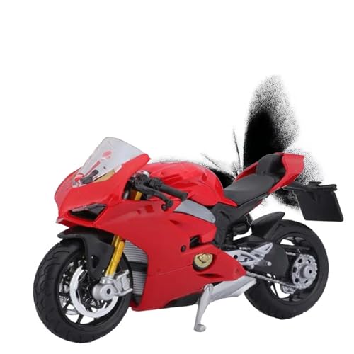 SOUTES Motorradmodell 1:18 Motocross-Motorradmodell, Spielzeugauto, Sammlerstück, Druckguss, Für Ducati Panigale V4 SOUTES Motorradmodell 1:18 Motocross-Motorradmodell, Spielzeugauto, Sammlerstück, Druckguss, Für Ducati Panigale V4 von SOUTES