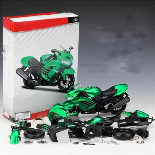 SOUTES Motorradmodell DIY-Rennminiatursammlung 1:12 Für Kawasaki Für Ninja ZX-14R Spielzeug, Geburtstagsgeschenk von SOUTES