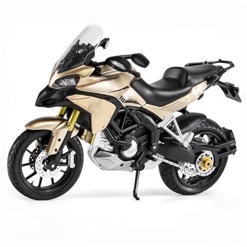 SOUTES Motorradmodell Diecast-Fahrzeuge-Kollektion 1:12 Für Ducati Für Andrew Motorradmodell Geländewagen-Spielzeug Als Geschenk(Gold) von SOUTES