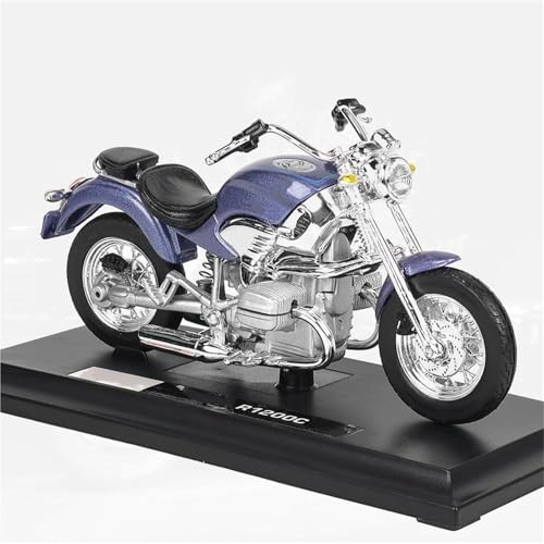 SOUTES Motorradmodell Druckguss-Motorradmodell Im Maßstab 1:18, Alu-Sammelmodell, Hobby-Spielzeug, Geschenk, Offroad-Motorrad Für BMW R1200C R 1200C R1200 C von SOUTES