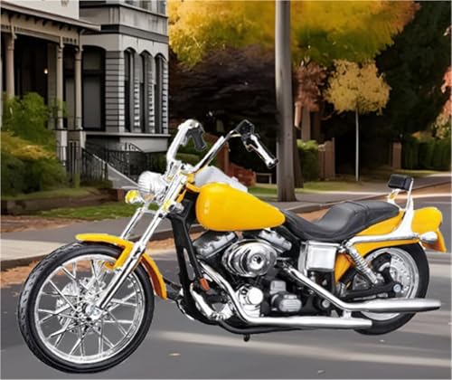 SOUTES Motorradmodell Für Harley Für Davidson FXDWG Für DYNA 2001, Aluminium-Druckguss-Motorrad, Miniaturmodell, 1:18, Spielzeug, Lenkfahrzeuge SOUTES Motorradmodell Für Harley Für Davidson FXDWG Für DYNA 2001, Aluminium-Druckguss-Motorrad, Miniaturmodell, 1:18, Spielzeug, Lenkfahrzeuge von SOUTES