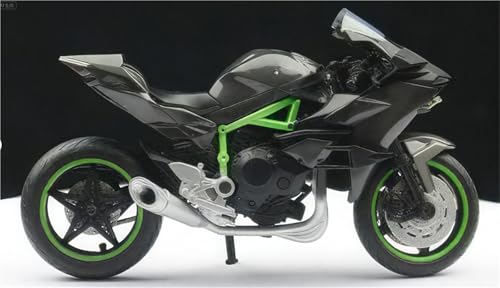 SOUTES Motorradmodell Maßstab 1:18 Für Kawasaki Für Ninja H2R Motorradmodell Druckgussauto Spielzeug Geburtstagsgeschenk Autosammlung von SOUTES