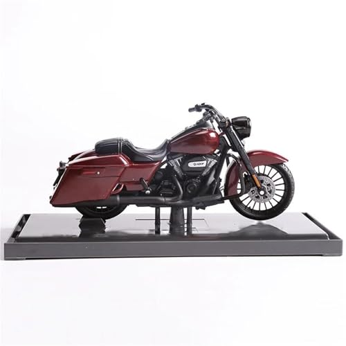 SOUTES Motorradmodell Miniatur-Motorradmodell 1:18 Für Harley Für Davidson Road King 2017, Druckguss-Motorradmodell, Praktisches Spielzeug, Geschenkkollektion von SOUTES