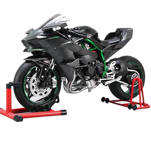 SOUTES Motorradmodell Miniatur-Motorradmodell Aus Metalllegierung Outdoor-Kollektion, 1:6 Für Kawasaki Für Ninja H2R(Nero) von SOUTES