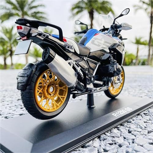 SOUTES Motorradmodell Motorrad-Miniaturmodell Aus Aluminiumdruckguss Im Maßstab 1:12 Mit Lenkung Für BMW R 1250 GS R1250 GS R 1250GS R1250GS SOUTES Motorradmodell Motorrad-Miniaturmodell Aus Aluminiumdruckguss Im Maßstab 1:12 Mit Lenkung Für BMW R 1250 GS R1250 GS R 1250GS R1250GS von SOUTES