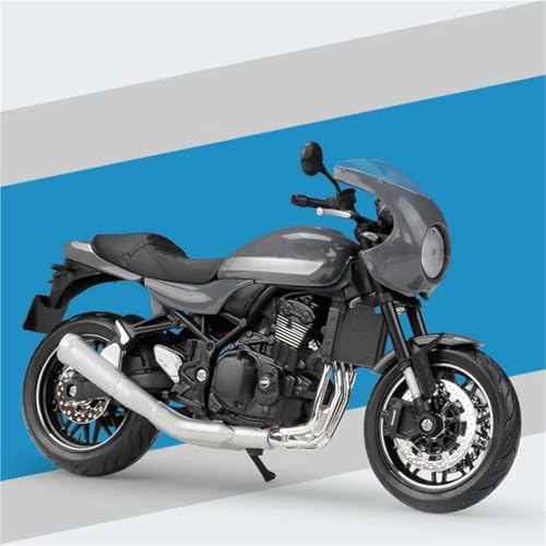 SOUTES Motorradmodell Motorrad-Simulation Im Maßstab 1:12 – Wertvolles Geschenk- Und Ausstellungsstück Für Die Für Kawasaki Z900RS Für Cafés(Grey) von SOUTES