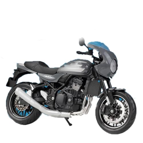 SOUTES Motorradmodell Motorrad-Simulator, Legierungsmodell, Spielzeug, Geschenk, Sammlerstück, Zubehör 1:12 Für Kawasaki Z900rs(Grey) von SOUTES