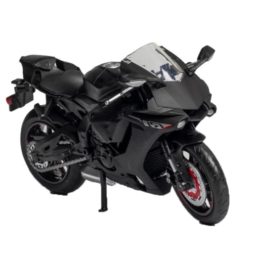 SOUTES Motorradmodell Motorrad-Spielzeug, Diecast-Modell, Rennsport-Miniatur-Kollektion, 1:12, Für Yamaha YZF-R1, Ornamente, Geschenke(Nero) von SOUTES