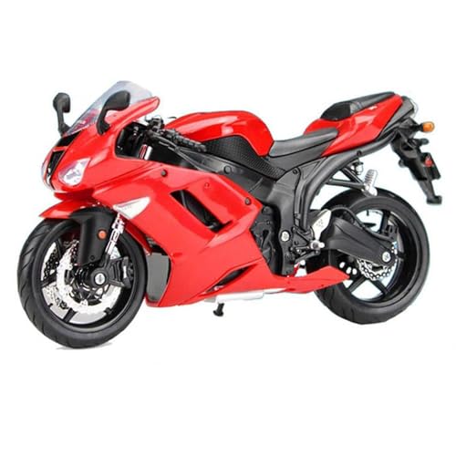 SOUTES Motorradmodell Motorrad-Spielzeug, Miniaturmodell Aus Druckgussmetall, 1:12, Sammlergeschenk Für Kawasaki Für Ninja ZX-6R(Rosso) von SOUTES