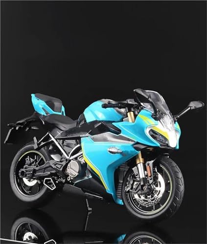 SOUTES Motorradmodell Motorrad-Spielzeug, Miniaturmodell Aus Metalldruckguss, 1:12, Geschenk Für CFMOTO Für Breeze 250SR(Blu) von SOUTES
