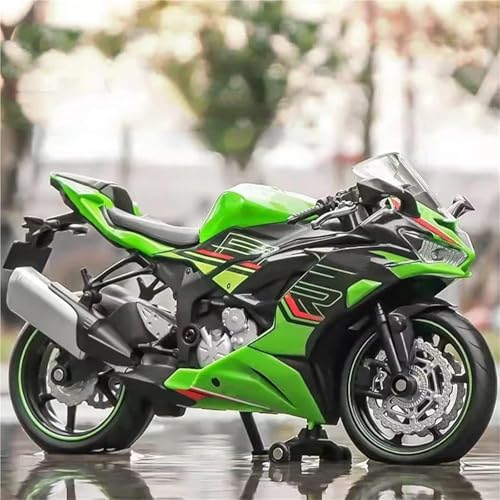 SOUTES Motorradmodell Motorrad-Spielzeug, Miniaturmodell Aus Metalldruckguss, 1:12, Geschenk Für Kawasaki Für Ninja ZX-6R(Green) von SOUTES