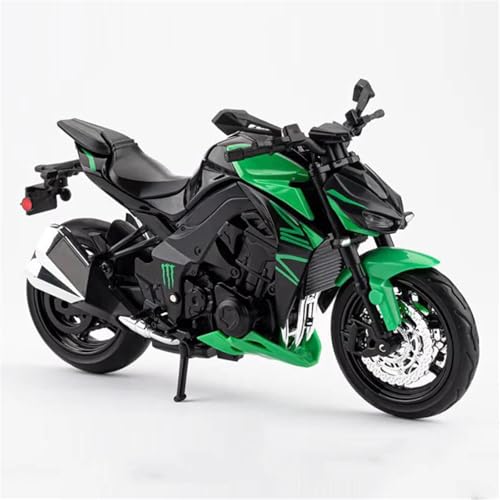 SOUTES Motorradmodell Motorrad-Spielzeug Aus Metalldruckguss, Miniaturmodell 1:12, Sammlergeschenk Für Kawasaki Z1000(Green) von SOUTES
