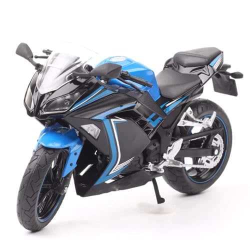 SOUTES Motorradmodell Motorradmodell, Diecast-Spielzeugsammlung, Offroad-Auto, Spielzeugauto, Geschenk 1:12 Für Kawasaki Für Ninja 250(Blu) von SOUTES