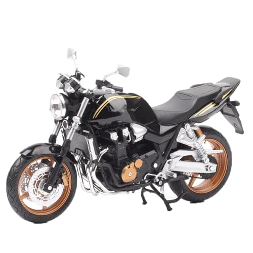 SOUTES Motorradmodell Motorradmodell Miniatur-Sammlung Geschenk Ornamente Geschenke Spielzeugauto-Sammlung 1:12 Für H-ONDA CB1300SF Motorrad Spielzeug Druckguss(Nero) von SOUTES