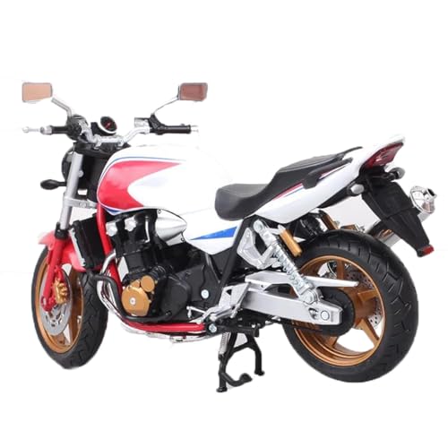 SOUTES Motorradmodell Motorradmodell Miniatur-Sammlung Geschenk Ornamente Geschenke Spielzeugauto-Sammlung 1:12 Für H-ONDA CB1300SF Motorrad Spielzeug Druckguss(Rosso) von SOUTES