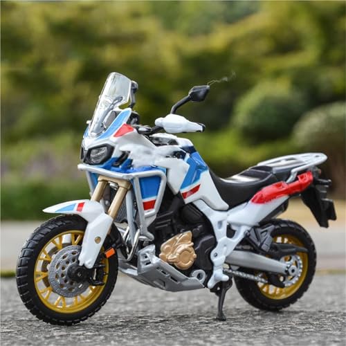 SOUTES Motorradmodell Ornamente, Geschenke, 1/18, Für H-ONDA Für Africa Twin Adventure, Druckgussfahrzeuge, Sammlerstück Motorrad-Modellspielzeug, Geburtstagsgeschenk von SOUTES