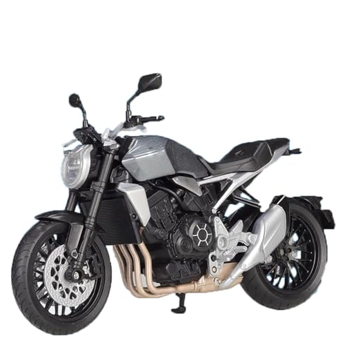 SOUTES Motorradmodell Rennmotorrad-Modell Aus Aluminiumlegierung, Diecast-Metall, Straßen-Kollektion, Geschenkartikel, 1:12, Für H-ONDA CB1000R, Spielzeug, Geburtstagsgeschenk(Grey) von SOUTES