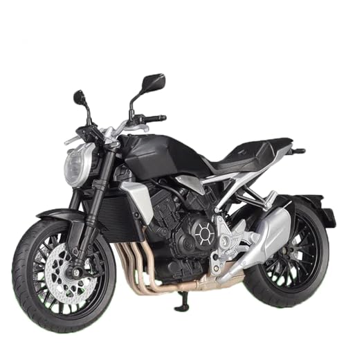 SOUTES Motorradmodell Rennmotorrad-Modell Aus Aluminiumlegierung, Diecast-Metall, Straßen-Kollektion, Geschenkartikel, 1:12, Für H-ONDA CB1000R, Spielzeug, Geburtstagsgeschenk(Nero) von SOUTES