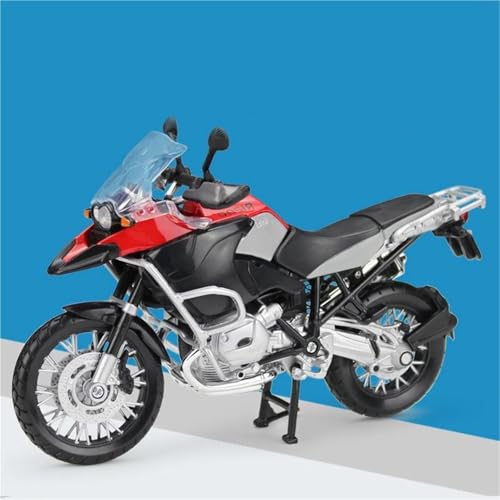 SOUTES Motorradmodell Schreibtisch-Dekoration Offroad-Spielzeugauto 1:12 Für BMW R1200GS Motorrad-Modellkollektion von SOUTES