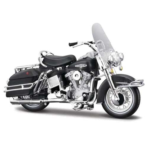 SOUTES Motorradmodell Spielzeug, Geburtstagsgeschenk, 1/18, Für Harley Für Davidson FLH Electra Glide, 1966, Motorradmodell, Spielzeug Dekoration, Geschenke Druckgussfahrzeuge, Sammlerstück von SOUTES