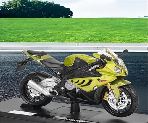 SOUTES Motorradmodell Spielzeug-Motorrad, Druckguss-Miniaturmodell Aus Metall, 1:18, Sammlergeschenk Für BMW S1000RR von SOUTES