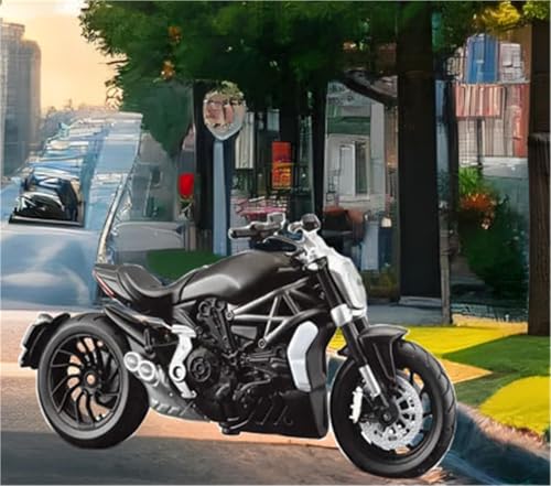 SOUTES Motorradmodell Spielzeug-Motorrad Aus Druckguss-Metall, Miniaturmodell 1:18, Geschenk Für Ducati X Diavel S SOUTES Motorradmodell Spielzeug-Motorrad Aus Druckguss-Metall, Miniaturmodell 1:18, Geschenk Für Ducati X Diavel S von SOUTES