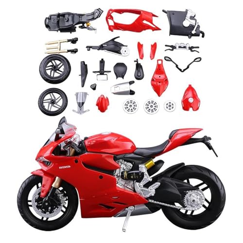 SOUTES Motorradmodell Spielzeug-Simulations-Kollektion, Geschenk 1:12 Für Ducati 1199 Panigale Montageversion, Aluminium Motorradmodell, Druckgussmetall SOUTES Motorradmodell Spielzeug-Simulations-Kollektion, Geschenk 1:12 Für Ducati 1199 Panigale Montageversion, Aluminium Motorradmodell, Druckgussmetall von SOUTES
