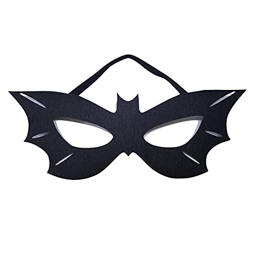 SOUTHSKY Batgirl Kostüm Maske Schwarze Augenmaske Halbe Gesichtsmaske für Halloween Kostüm Cosplay Party von SOUTHSKY