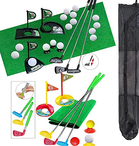 SOWOFA Toy Play Set Golf Pro. Golfer 6 Golfstangen-8334 Übungs-Kits mit Rucksack für Kinder 1 bis 6 Jahre alt von SOWOFA