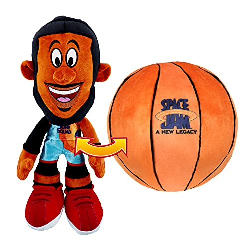 Space Jam 2: A New Legacy Wende-Plüschfigur (30 cm): LeBron James und Basketball in einem, Sammelartikel, offizieller Merchandise zum Film von SPACE JAM