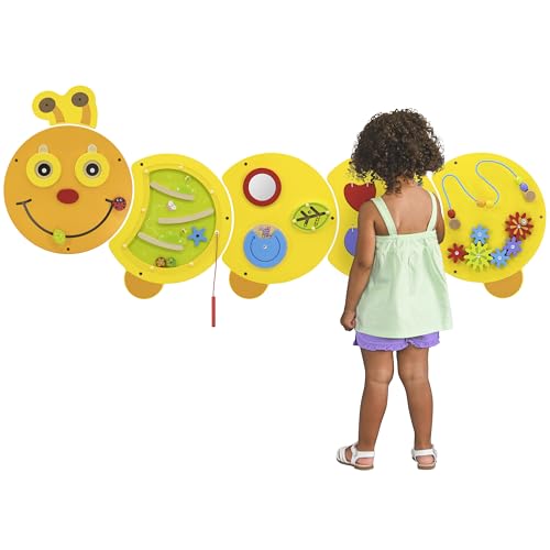 Caterpillar Activity Wandpaneele, Gelb Caterpillar Activity Wandpaneele, Gelb von SPARK & WOW