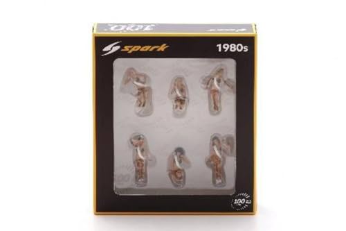 SPARK - Fig Set of Figuren Grid Girls 1980er S – 1/43 von SPARK