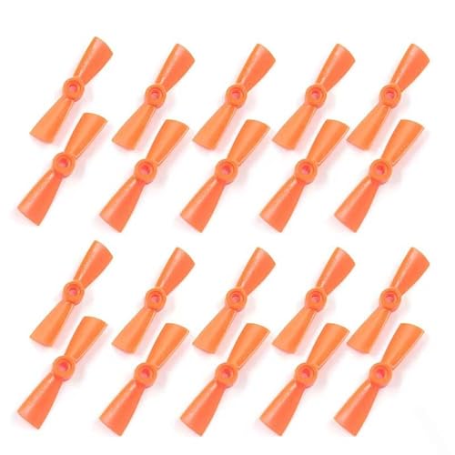 10 Paar 3045 7,6 cm CW CCW PC Nylon Propeller mit Prop Hub Adapter 5 mm M5 180 200 215 Rahmen RC FPV Multicopter Quacopter (10 Paar 3045 Orange) von SPARKHOBBY