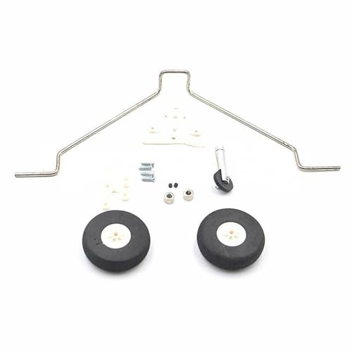 1400 mm Surfer X8 / 800 mm Mini Surfer 800 Glider Stahldraht Fahrwerk mit Schwammrad für RC Airpalne Fixed-Wing Modelle DIY (1400 mm Surfer X8) von SPARKHOBBY