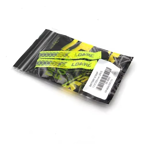 FPVRACER Lipo Batterieband, Kabelbinder, Kevlar-Draht, Metallschnalle für RC-Erste-Person-Ansicht, Renn-Drohne, Ersatzteil, DIY (2 Stück, 13,5 x 200 mm) von SPARKHOBBY