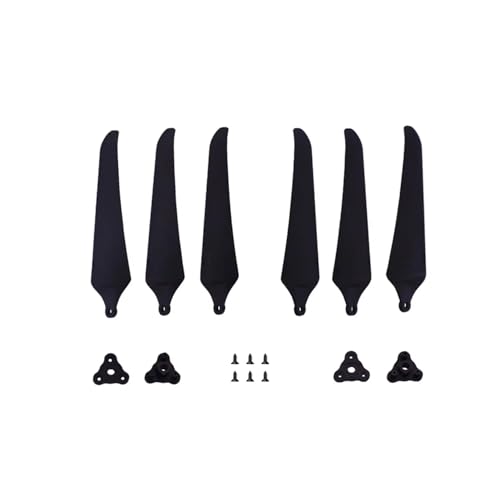SPARKHOBBY 2 Paar (2CW + 2CCW) Gemfan Fold 3-Blade F7036 F8041 F9046 F1051 Nylon-Propeller für FPV 17,8 cm, 20,3 cm, 22,9 cm, 25,4 cm lange Reichweite Drohne (2Paris F7036-3) von SPARKHOBBY