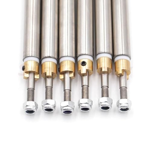 SPARKHOBBY 2PCS RC Boot Strebe 3mm Welle Montage Edelstahl Drive Kit Harding mit Hülse Marine Prop Welle Schiff Modell DIY Teile (2PCS 3x150x200mm) von SPARKHOBBY
