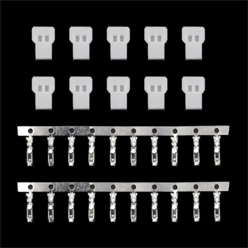 SPARKHOBBY 50 Stück 51005 51006 Mikro-Stecker, 2P-Stecker, Buchse, Kunststoffgehäuse mit Metallstiften, 2,0 mm Pitch für RC-Batterie-Balance-Ladekabel, 50 Stück SPARKHOBBY 50 Stück 51005 51006 Mikro-Stecker, 2P-Stecker, Buchse, Kunststoffgehäuse mit Metallstiften, 2,0 mm Pitch für RC-Batterie-Balance-Ladekabel, 50 Stück von SPARKHOBBY