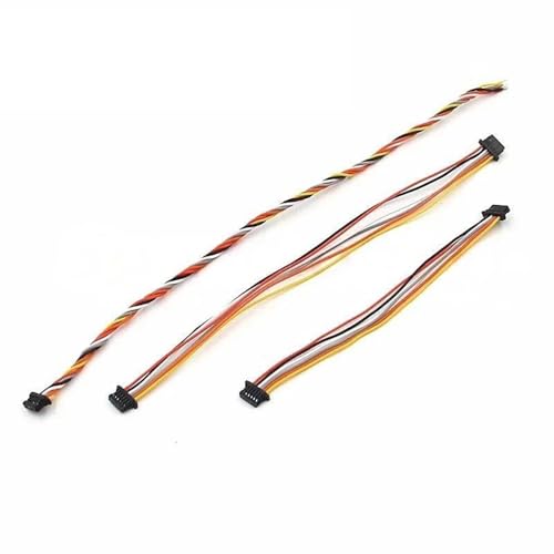 SPARKHOBBY DJ O3 Lufteinheit, Flugsteuerung, Direktstecker, 6P-Verbindungskabel, 10 cm/15 cm/20 cm, Silikondraht für F4 F7 FC FPV-Drohnen DIY (2 Stück, 10 cm doppelendig) von SPARKHOBBY