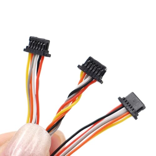 SPARKHOBBY DJ O3 Lufteinheit, Flugsteuerung, Direktstecker, 6P-Verbindungskabel, 10 cm/15 cm/20 cm, Silikondraht für F4 F7 FC FPV-Drohnen DIY (2 Stück, 20 cm einzeln), 2 Stück von SPARKHOBBY