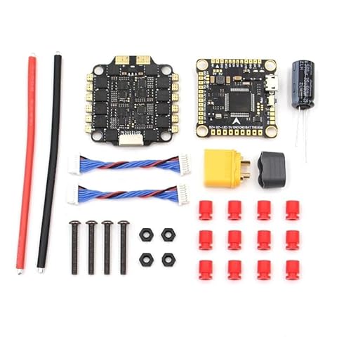 SPARKHOBBY F4 V3S Plus Flugsteuerung und 4 in 1 45A ESC Satck OSD 2-6S 45A BLHeli S ESC Geeignet für FPV Traversing Machine Drohnen (F4 und ESC) von SPARKHOBBY