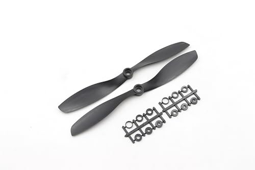 SPARKHOBBY GF Carbon Nylon CW/CCW Propeller 8045 9047 1045 1147 1245 Klingen-Requisite 6 mm mit Paddelring für RC Quadcopter (1045, 2 Stück, 1 Paar) von SPARKHOBBY