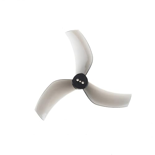 SPARKHOBBY GF D90S 90 mm 3-Blatt-Propeller 3,5 Zoll Propeller 3 Loch 1,5 mm PC Höhere Effizienz für RC Freestyle Cinehoop Racing Drohnen Ersatzteile (2 Paar D90S-3 Grau) von SPARKHOBBY