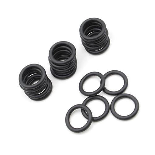SPARKHOBBY O Ringe 2204 2206 2305 bürstenloser Motor Propellerschutz Fester Ring für rc 3D F3P Flugzeug (Schwarz 60PCS) von SPARKHOBBY