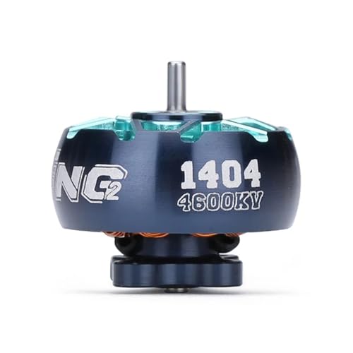 SPARKHOBBY XING2 1404 3800KV 4600KV Ultraleichter bürstenloser Motor 3~4S Lipo 1,5mm Welle Geeignet für 3~4 Zoll Propeller Zahnstocher Drohne (1PC 1404 4600KV) von SPARKHOBBY