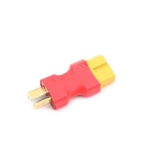 SPARKHOBBY XT60 auf T-Stecker/XT30 auf JST (Buchse auf Stecker oder Stecker auf Buchse), Adapter, Akku-Ladekabel für RC-Flugpläne (XT60 F - T M, 4 Stück) von SPARKHOBBY